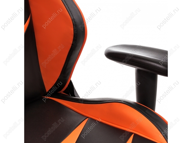 Игровое кресло Racer черное/оранжевое (Арт. 1855)