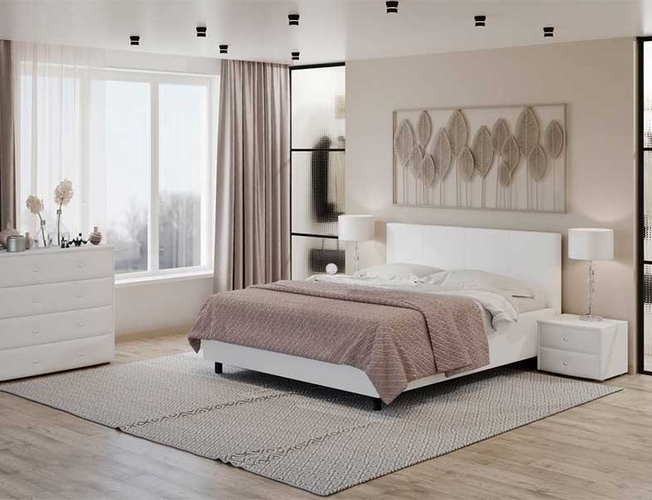 Кровать Como (Veda) 3 в ткани