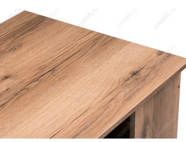 Письменный стол Битти Лофт дуб делано темный/черный матовый (Арт. 489671)