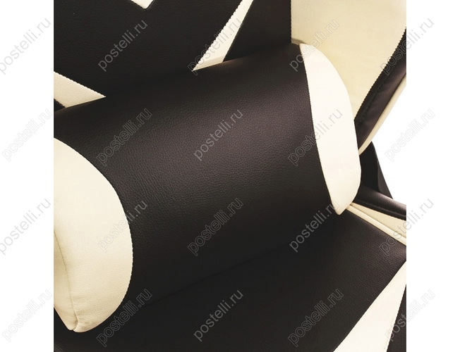 Игровое кресло Racer черное/бежевое (Арт. 1857)