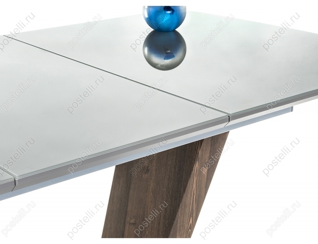 Стол на тумбе Петир орех кантри/серый (Арт 462089)