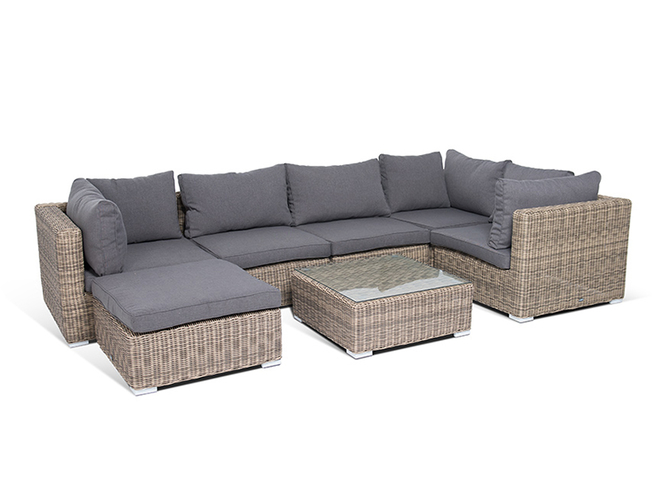 Лаунж зона 4SIS Лунго соломенный