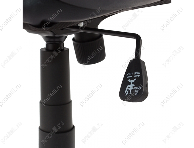 Игровое кресло Leon черное/голубое (Арт. 1875)