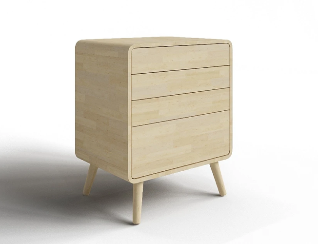 Комод Ailinn (береза) (Масло-воск Natura)