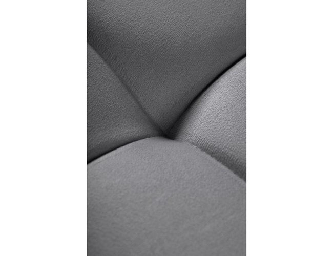 Стул на металлокаркасе Челси велюр темно-серый/черный (Арт.502092)