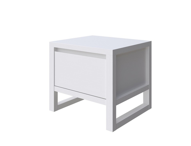 Тумба Canada с ящиком, Белая эмаль