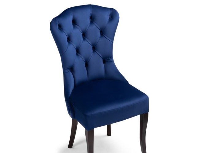 Деревянный стул Милано 1 синий/венге (Арт.474341)