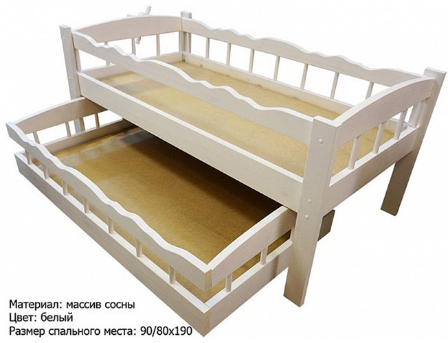 Кровать-диван Велес Крузенштерн с выкатным местом