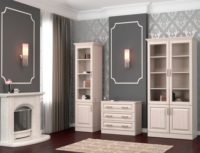 Шкаф-библиотека Эдем 2х створчатый