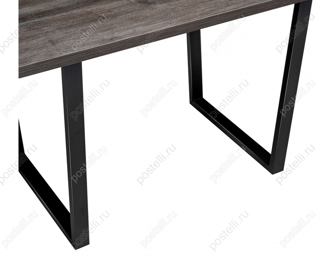 Стол Эльпатия 130 сосна пасадена/черный матовый (Арт. 368660) ножки