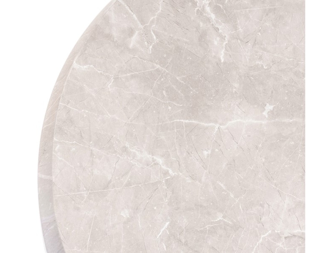 Стол Абилин 90 мрамор светло-серый/черный матовый (Арт.507215)