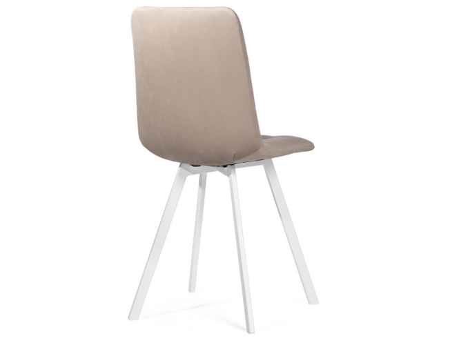 Стул на металлокаркасе Чилли белый/латте (Арт.489705)