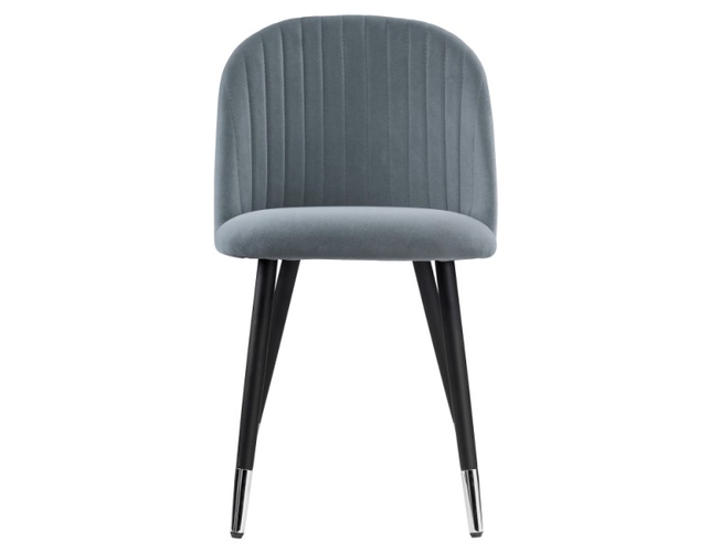 Стул на металлокаркасе Gabi gray/black (Арт.15115)